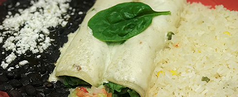 Enchiladas Espinacas