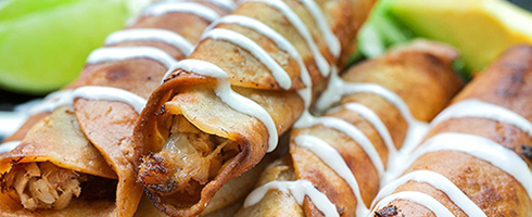 Tray of Taquitos